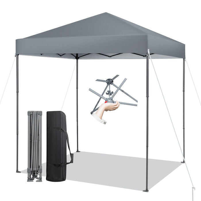 2x2m Pop-Up Canopy Tent with Adjustable Height