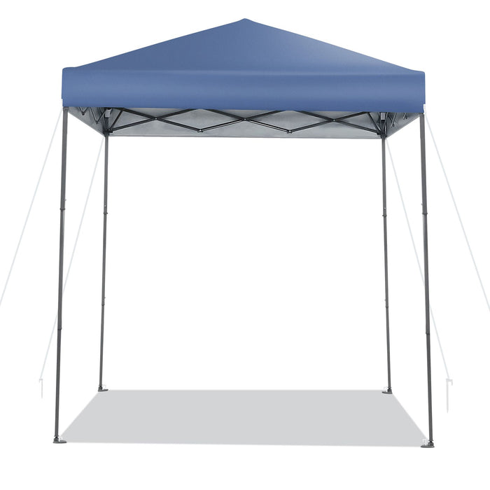 2x2m Pop-Up Canopy Tent with Adjustable Height