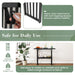 2-Tier Faux Marble Console Table for Entryway Living Room Bedroom