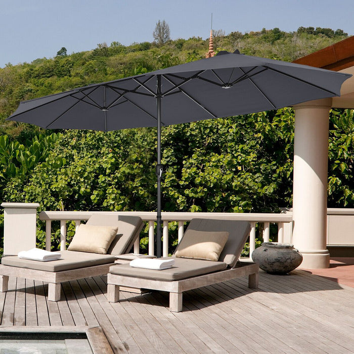 4.5m Double-Sided Outdoor Garden Parasol