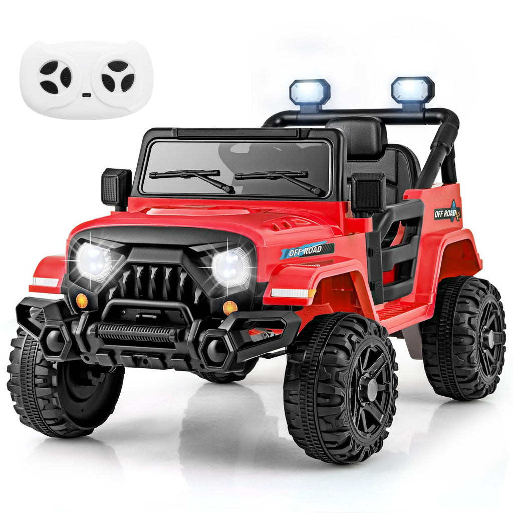 SEDOL 12V High-Performance Kids Ride-On Truck with Parental Remote Control Dual 35W Motors All-Terrain Traction and Wireless Bluetooth Music Player