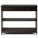 3-Tier Console Table with 1 Drawer and 2 Storage Shelves