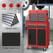 High-Capacity Rolling Tool Cabinet – Lockable Wheels, Metal 2‑in‑1 Chest & Base