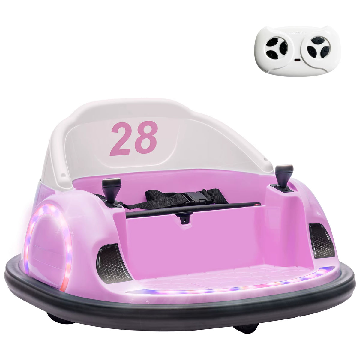 Frontend Listing Copy — Title SEDOL 12V High-Torque Kids Bumper Car with 360° Rotation Parental Remote Control LED Light Show and Real-Time Power Display – Amusement Park Fun for Ages 1.5–5