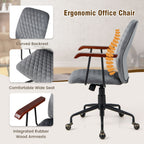 Adjustable Velvet Rocking Leisure Chair with Padded Seat