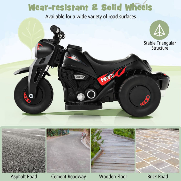 6V Kids Electric Motorcycle – Bubble Maker, Music & LED Headlights