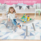 SEDOL 6-in-1 Ultimate Baby-to-Toddler High Chair & Activity Station with Building Block Tabletop Parental Booster Seat and Waterproof PU Leather Cushion – 25kg Capacity