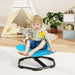 SEDOL Butterfly-Shaped Kids Swivel Chair – 360° Sensory Spinning Seat with Non-Slip Base, Steel Frame & Wide Fun Design for Ages 3-6