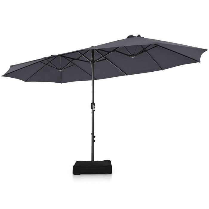 4.5m Double-Sided Outdoor Garden Parasol
