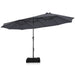 4.5m Double-Sided Outdoor Garden Parasol