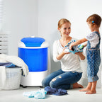 2-in-1 Mini Washer & Spin Dryer – Portable Semi-Auto Laundry for Flats, RVs, Dorms