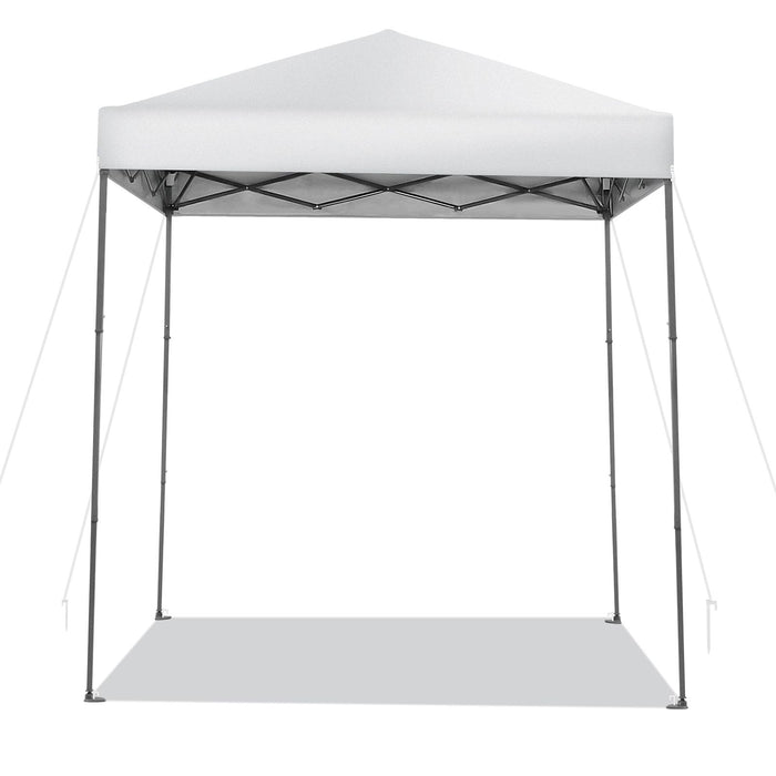 2x2m Pop-Up Canopy Tent with Adjustable Height