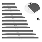 SEDOL Floating Wall Shelf Dark Grey Wooden Storage Rack for Books CD Display Floating Bookshelf for Kitchen Living Room Bedroom Wall Decor Home Office Organizer