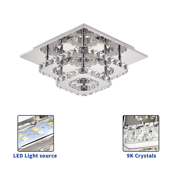 Crystal Matrix LED Ceiling Light