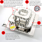 Crystal Matrix LED Ceiling Light
