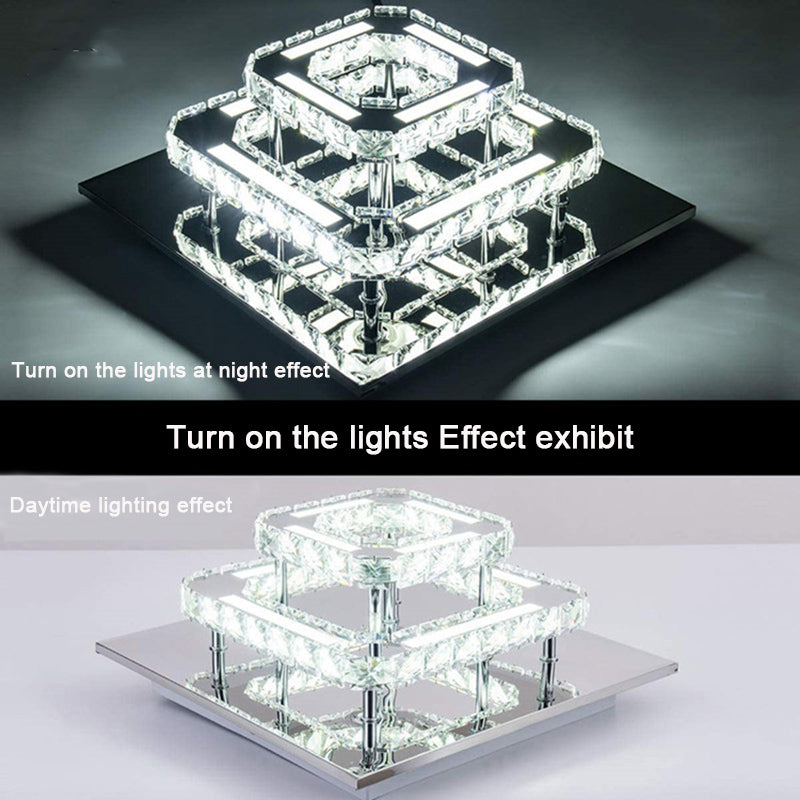 Crystal Matrix LED Ceiling Light