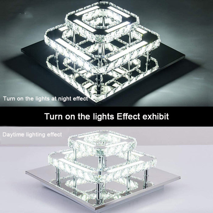 Crystal Matrix LED Ceiling Light