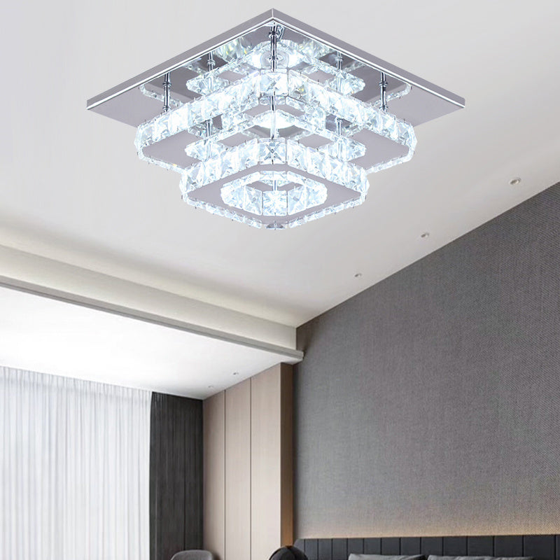 Crystal Matrix LED Ceiling Light