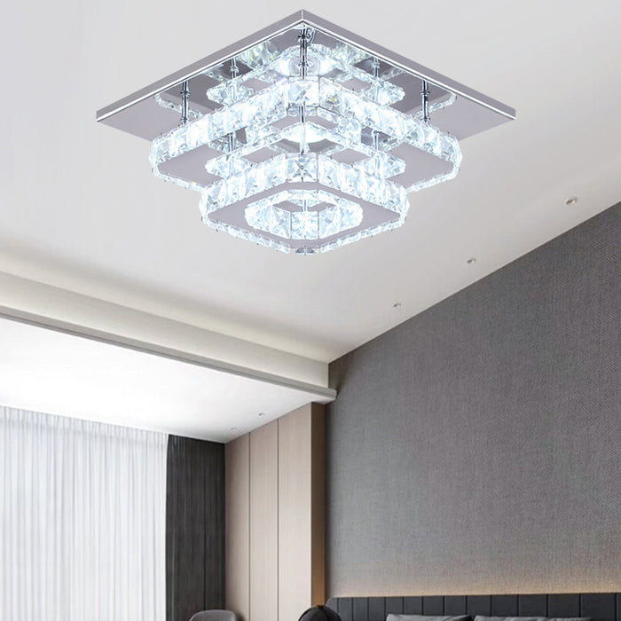 Crystal Matrix LED Ceiling Light