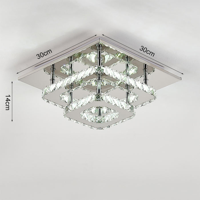 Crystal Matrix LED Ceiling Light