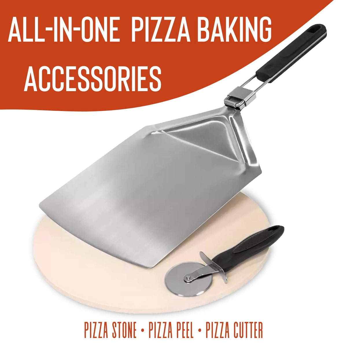 pizza stone with peel & cutter - sedol (2)