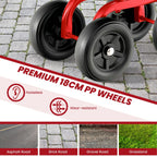 Rolling Garden Work Seat – Height Adjustable 360° Swivel Chair with Wheels & Tool Tray