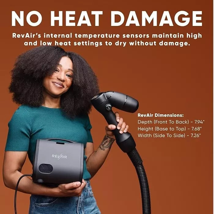 RevAir Reverse-Air Hair Dryer – Vacuum Technology for All Hair Types