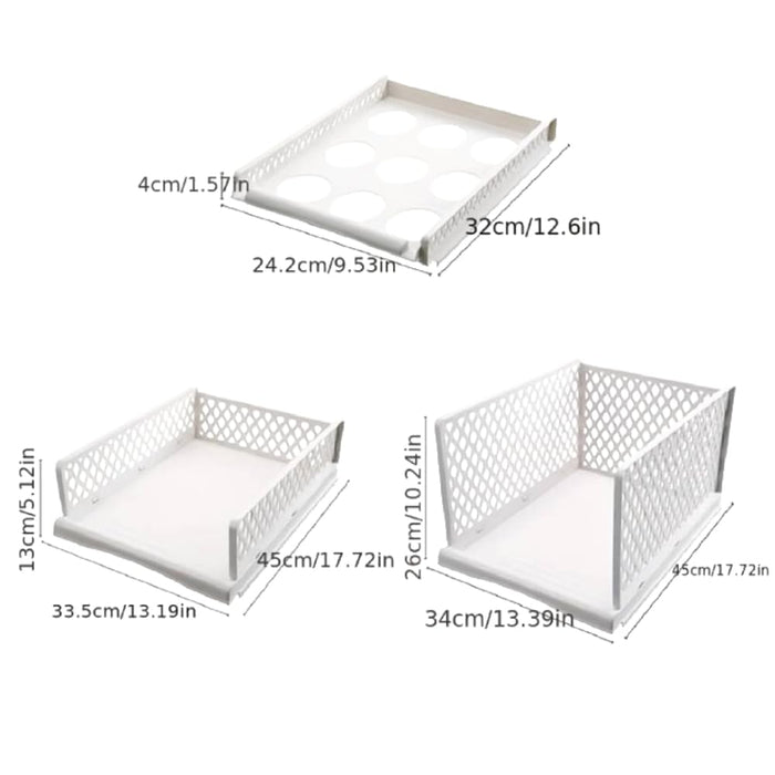 wardrobe storage organiser (set of 4) - sedol (6)