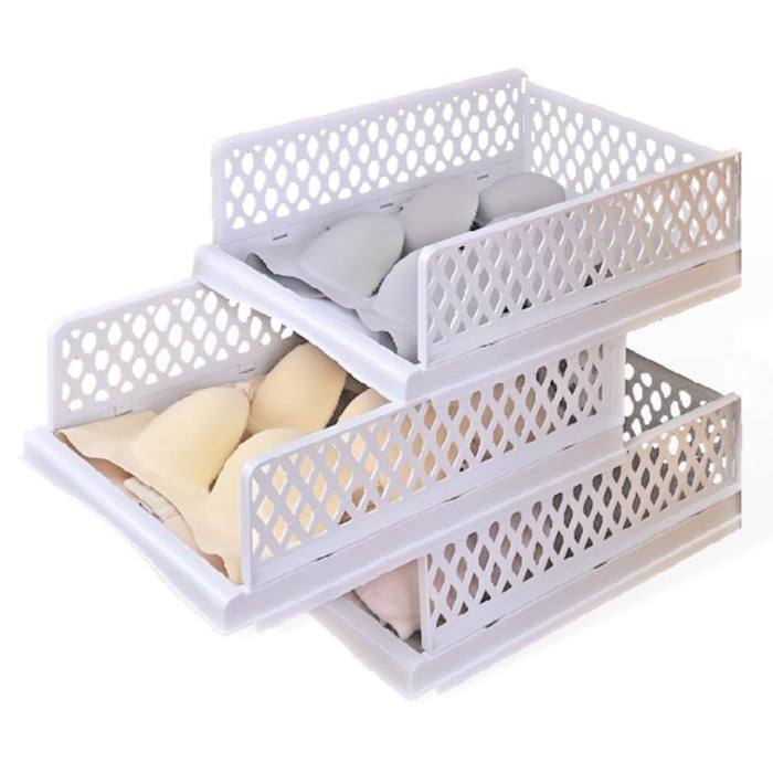 wardrobe storage organiser (set of 4) - sedol (7)